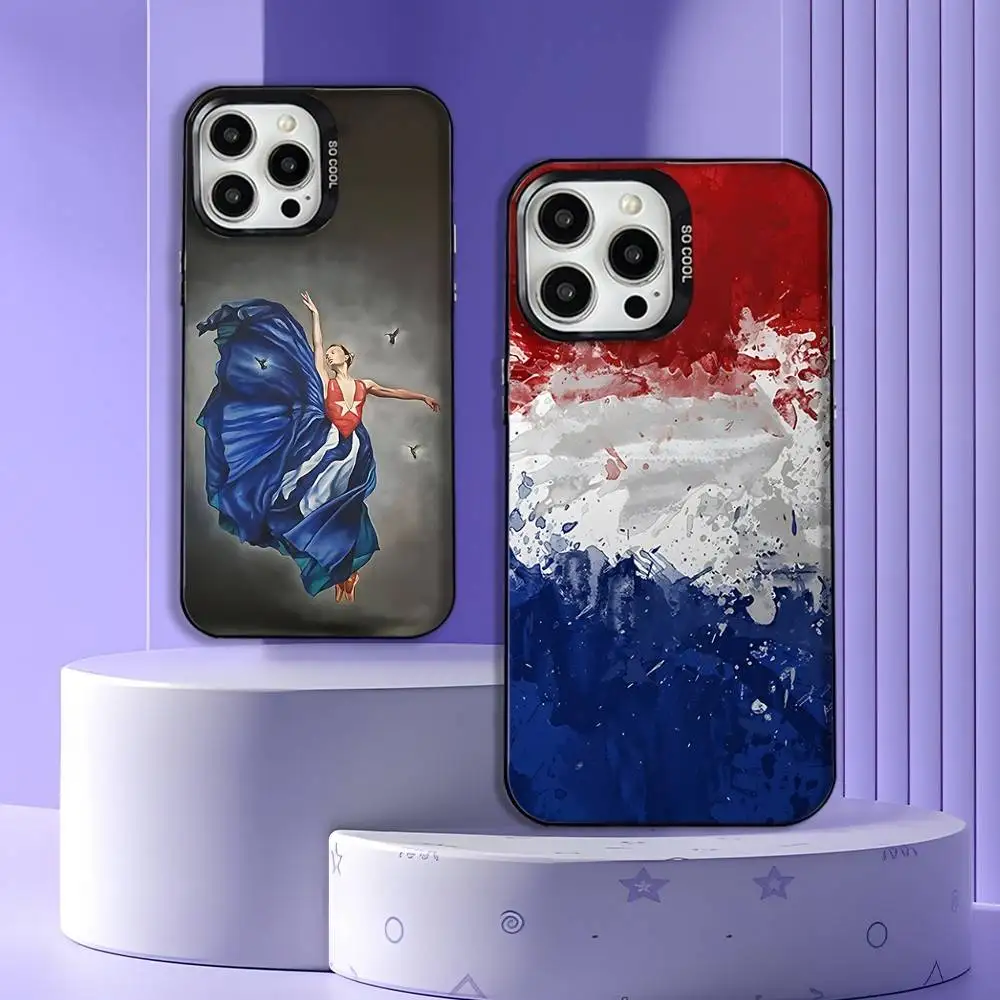 Flag of Cuba Art Phone Case For iPhone 17,16,15,14,13,12,11,Pro,Max,Plus,E,Air,Mini Black IMD Cover
Flag of Cuba Art Phone Case For iPhone 17,16,15,14,13,12,11,Pro,Max,Plus,E,Air,Mini Black IMD Cover