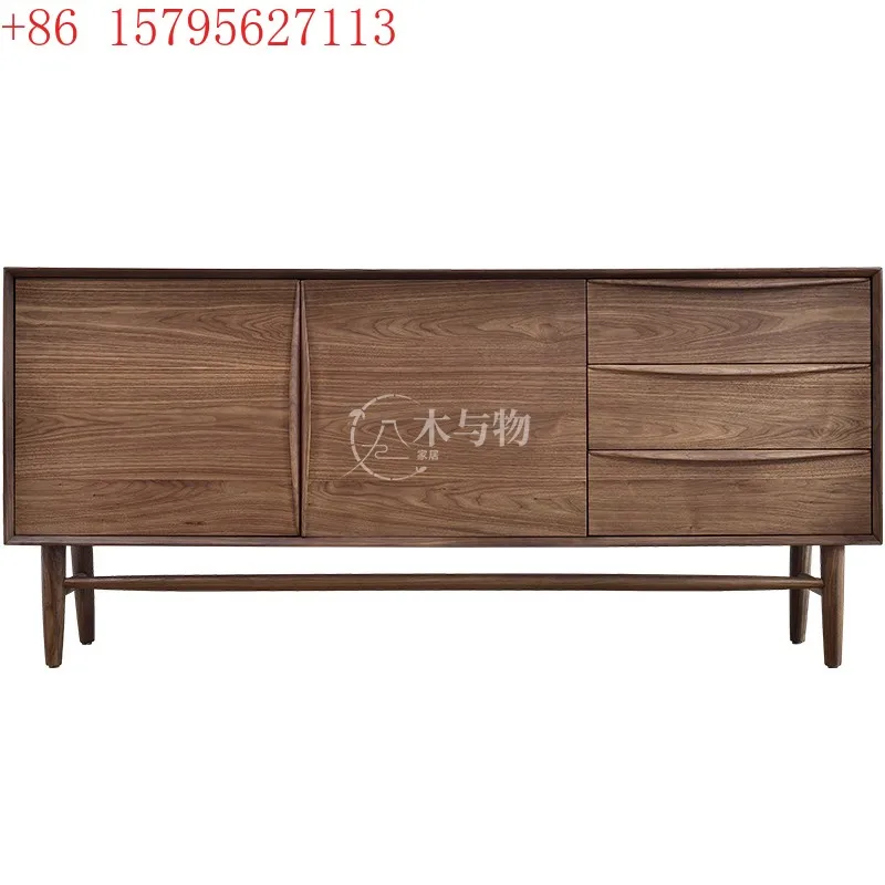 North American Black Walnut Living Room Storage Cabinet All Solid Wood Medieval Style Minimalist TV Cabinet
North American Black Walnut Living Room Storage Cabinet All Solid Wood Medieval Style Minimalist TV Cabinet