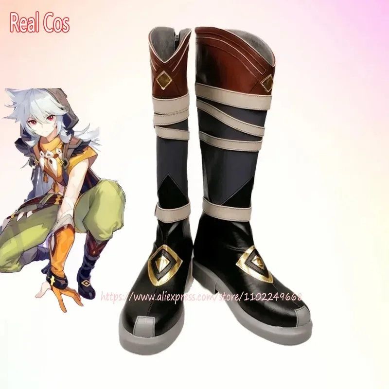 RealCos Genshin Impact Razor Обувь для косплея Вечерние ботинки для косплея Мужчины Женщины Хэллоуин на заказ 
RealCos Genshin Impact Razor Обувь для косплея Вечерние ботинки для косплея Мужчины Женщины Хэллоуин на заказ