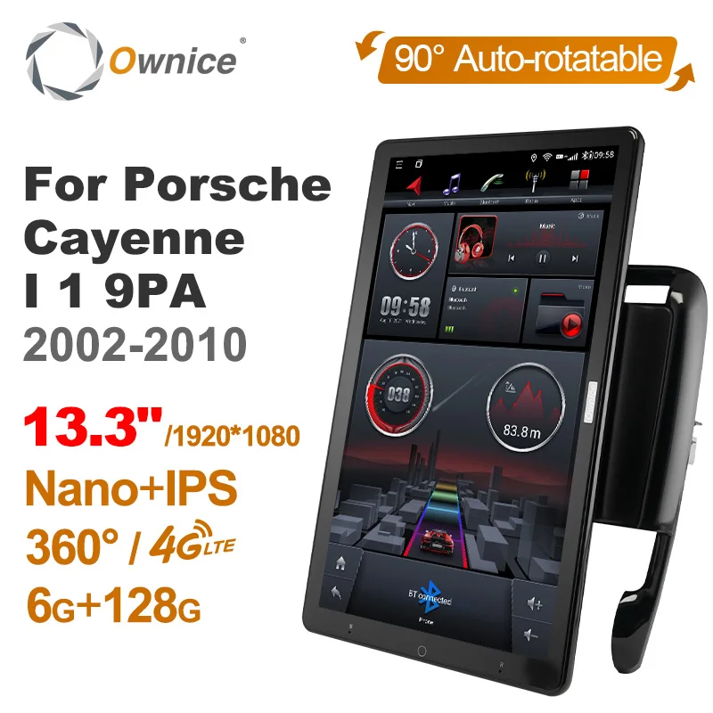 13.3 Inch Ownice 1Din Android 12.0 Car Radio 360 Panorama for Porsche Cayenne I 1 9PA 2002-2010 Auto Audio SPDIF 4G LTE NO DVD
13.3 Inch Ownice 1Din Android 12.0 Car Radio 360 Panorama for Porsche Cayenne I 1 9PA 2002-2010 Auto Audio SPDIF 4G LTE NO DVD