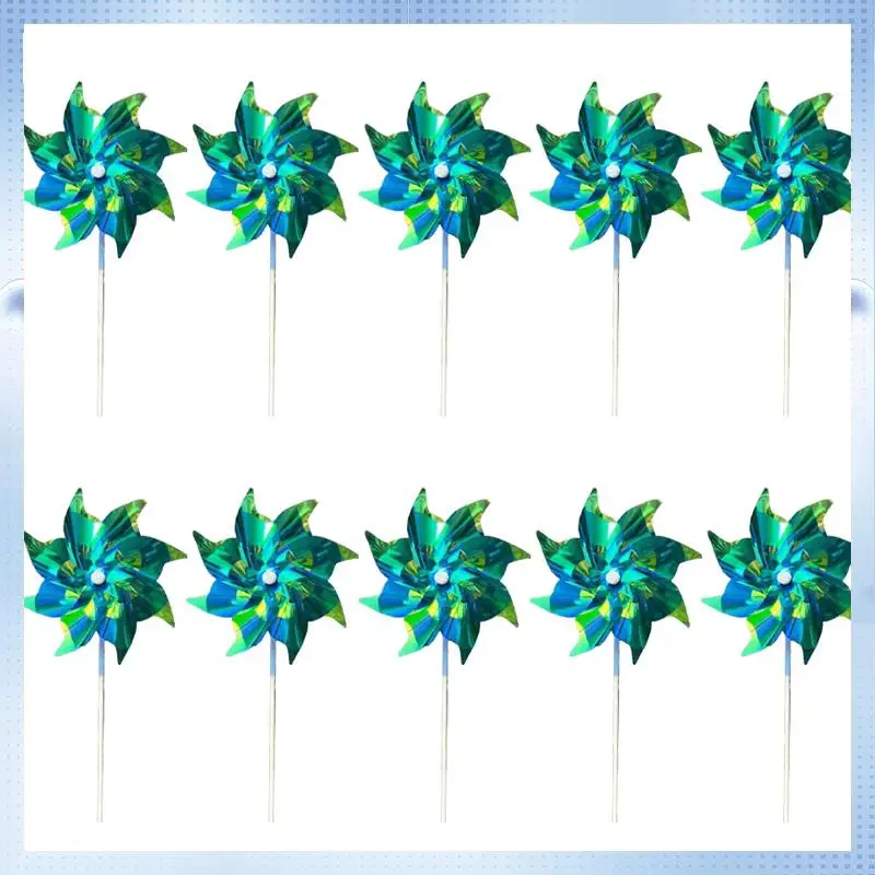 AD-Blue Reflective Pinwheels Wind Spinner, Extra Sparkly Pinwheel With Stakes, Bird Repellent Blinder Devices Durable Easy Insta
AD-Blue Reflective Pinwheels Wind Spinner, Extra Sparkly Pinwheel With Stakes, Bird Repellent Blinder Devices Durable Easy Insta