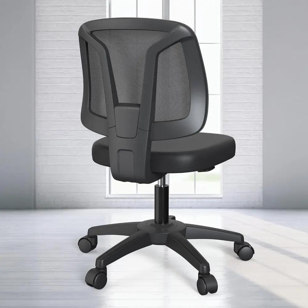ArmlOice Desk Chair No Arms with Back Support Rolling Wheels or Home Study Work
ArmlOice Desk Chair No Arms with Back Support Rolling Wheels or Home Study Work