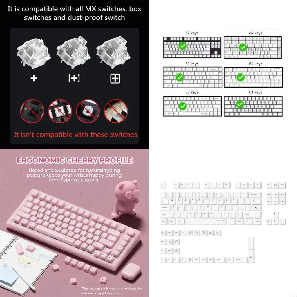 CORA Backlit Keycaps 113-Key Jelly Theme Sublimation Process Silicone Keycap Enhances Illuminating Durability
CORA Backlit Keycaps 113-Key Jelly Theme Sublimation Process Silicone Keycap Enhances Illuminating Durability