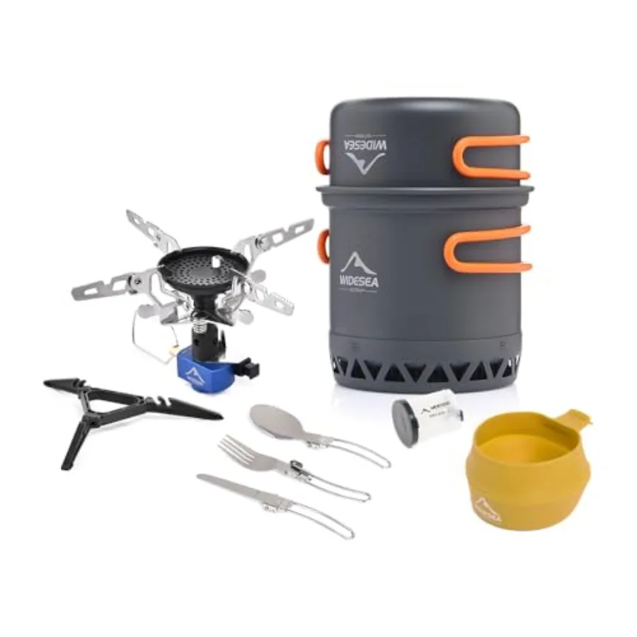 8PCS Camping Cookware Mess Kit Backpacking Outdoor Lightweight with Pot Pan Tableware
8PCS Camping Cookware Mess Kit Backpacking Outdoor Lightweight with Pot Pan Tableware