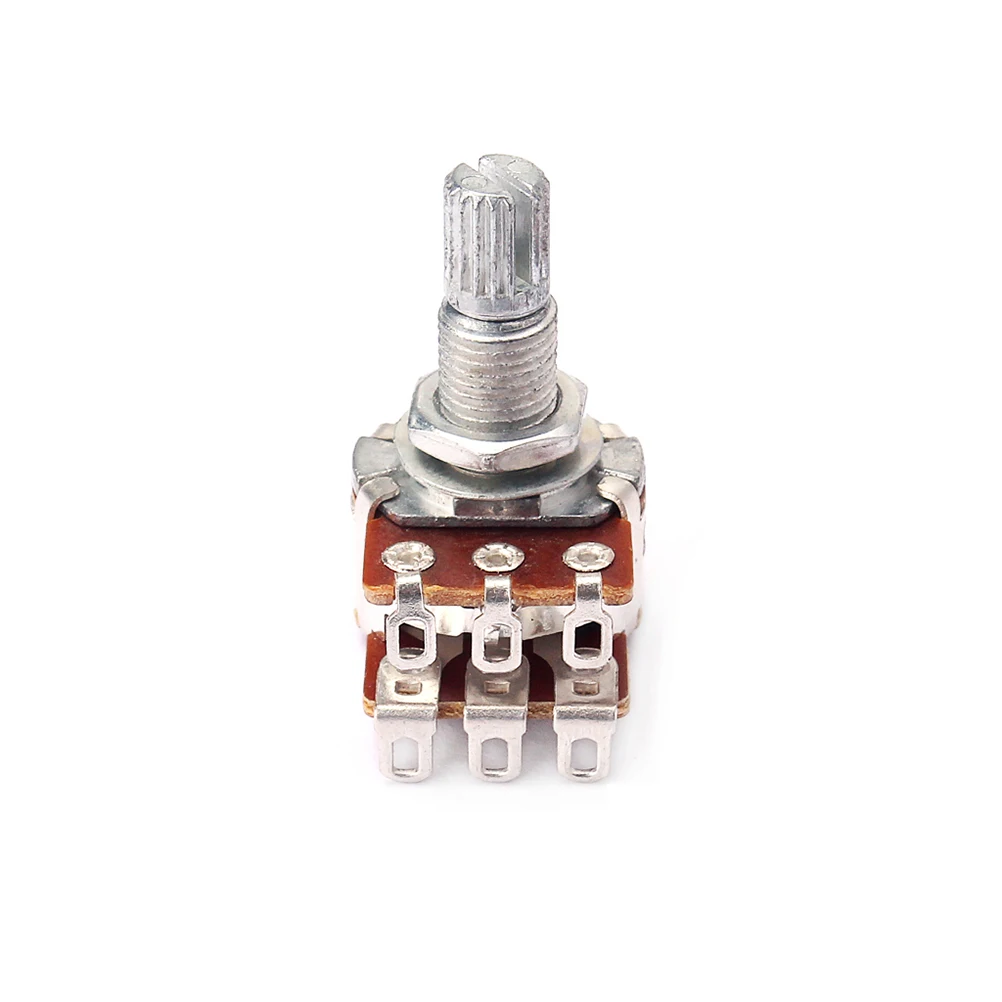 Potentiometer Dual Guitar Bass Volume Control Amp Audio Potentiometers Split Shaft 
Potentiometer Dual Guitar Bass Volume Control Amp Audio Potentiometers Split Shaft