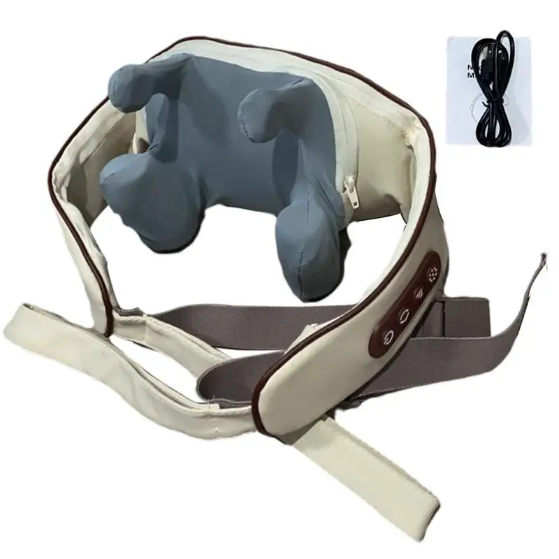 Electric Neck Massager Portable Cervical Massage Device For Work Travel Portable Shoulder Massager
Electric Neck Massager Portable Cervical Massage Device For Work Travel Portable Shoulder Massager