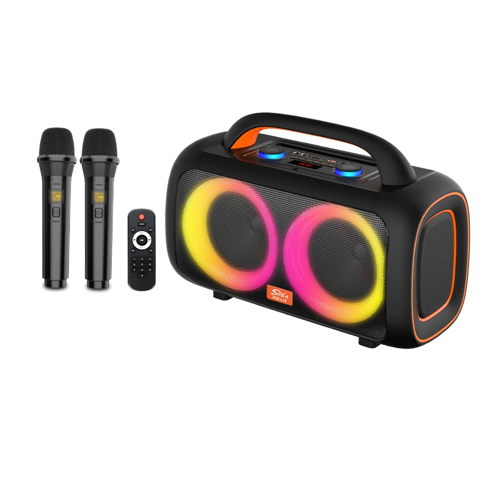 SING-E ZQS-L19 HiFi Portable Blue Tooth Speaker Overweight Subwoofer Active Outdoor Mobile Karaoke Woofer New Bass Microphone
SING-E ZQS-L19 HiFi Portable Blue Tooth Speaker Overweight Subwoofer Active Outdoor Mobile Karaoke Woofer New Bass Microphone
