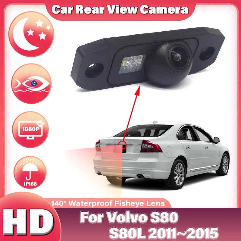 1080P 140 ° Широкоугольная водонепроницаемая камера заднего вида для Volvo S80 S80L 2011 2012 2013 2014 2015, камера заднего вида для парковки
1080P 140 ° Широкоугольная водонепроницаемая камера заднего вида для Volvo S80 S80L 2011 2012 2013 2014 2015, камера заднего вида для парковки