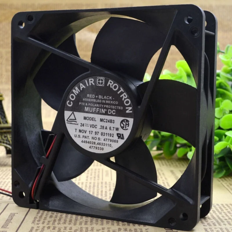 H Fro COMAIR ROTRON MC24B3 24V 0.28A 6.7W 12032 Chassis Cooling Industrial Fan
H Fro COMAIR ROTRON MC24B3 24V 0.28A 6.7W 12032 Chassis Cooling Industrial Fan