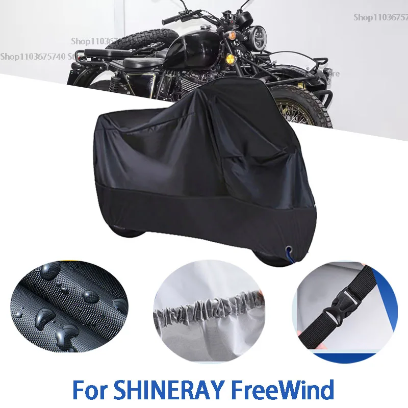 Полный чехол для мотоцикла для SHINERAY FreeWind, автомобильный чехол на открытом воздухе, защита от солнца, пыли, без ушей, утолщенный оксфордский чехол, аксессуары
Полный чехол для мотоцикла для SHINERAY FreeWind, автомобильный чехол на открытом воздухе, защита от солнца, пыли, без ушей, утолщенный оксфордский чехол, аксессуары