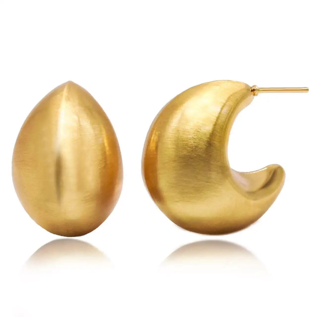 YTJX Hight Quality Water Drop Earring For Women Punk Gothic Piercing Earring Fashion Simple 18K Gold Color Jewelry Accessories
YTJX Hight Quality Water Drop Earring For Women Punk Gothic Piercing Earring Fashion Simple 18K Gold Color Jewelry Accessories