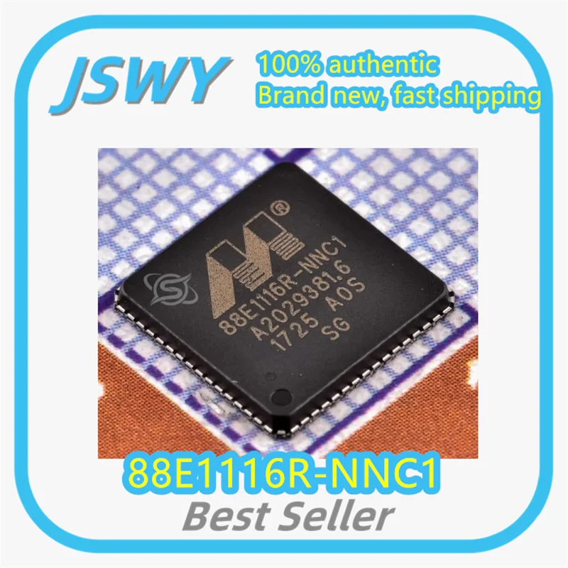 (3/30 pcs) 88E1116R-NNC1 88E1116 QFN Integrated Circuit IC Genuine Original Fast Shipping 
(3/30 pcs) 88E1116R-NNC1 88E1116 QFN Integrated Circuit IC Genuine Original Fast Shipping