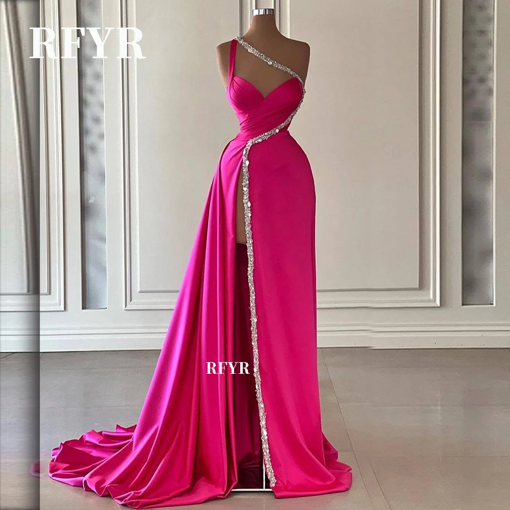 RFYR Long Prom Dress A Line Party Dress with Beads High Slit Evening Dresses for Women Formal Occasion Dresses vestidos
RFYR Long Prom Dress A Line Party Dress with Beads High Slit Evening Dresses for Women Formal Occasion Dresses vestidos