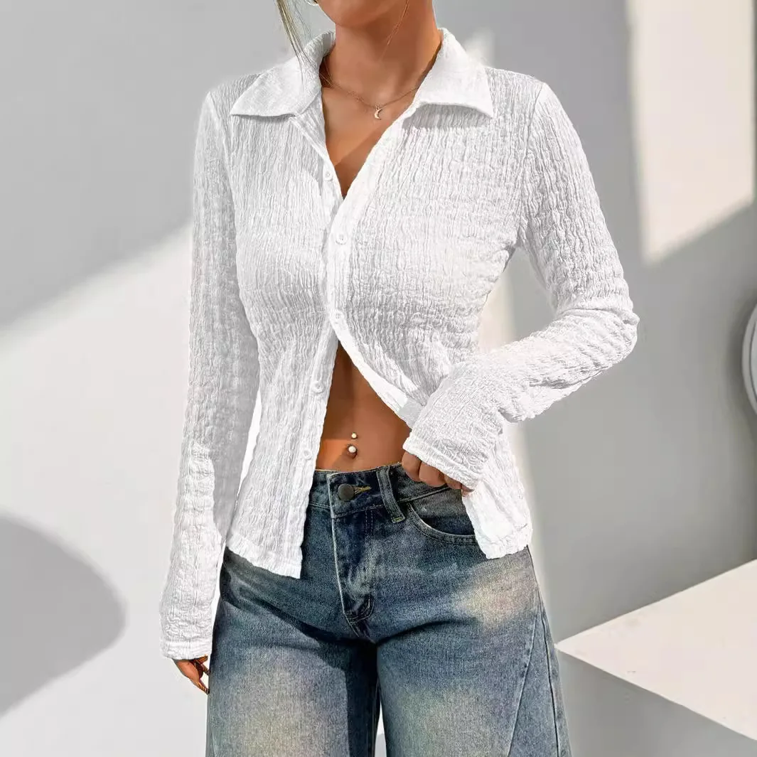 Women's New Textured Flare Sleeve Elegant Commute Comfort Casual Daily Wear Solid Color V Neck Waist Cinched Long Sleeve Blouse
Women's New Textured Flare Sleeve Elegant Commute Comfort Casual Daily Wear Solid Color V Neck Waist Cinched Long Sleeve Blouse