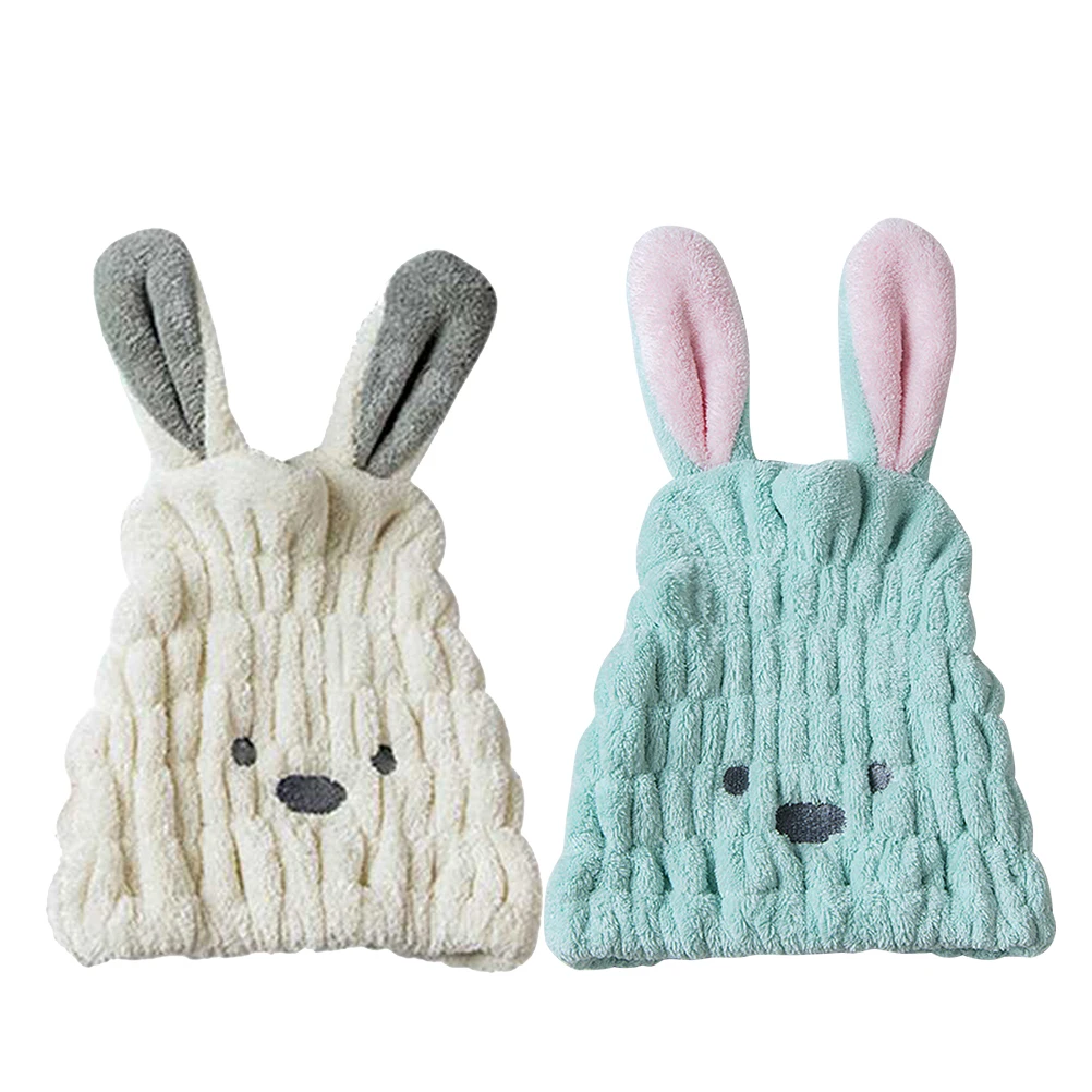 2 Pcs Dry Hair Caps Quick Drying Shower Towel Hat Absorbent Women Reusable Waterproof Coral Fleece Hair Care Bathing Soft
2 Pcs Dry Hair Caps Quick Drying Shower Towel Hat Absorbent Women Reusable Waterproof Coral Fleece Hair Care Bathing Soft