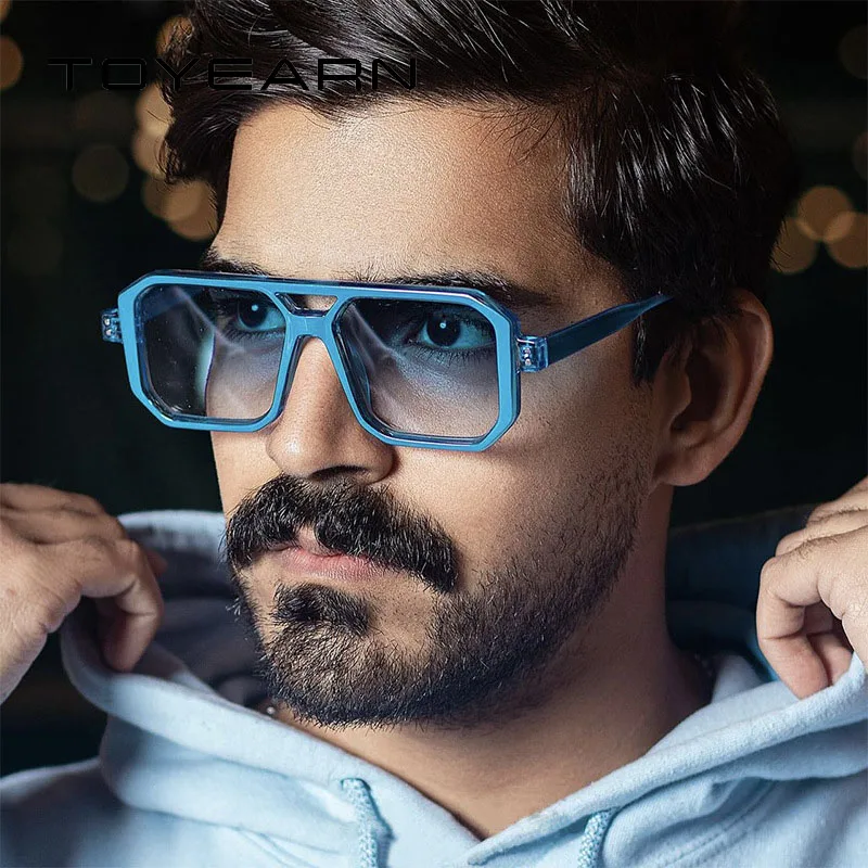 Vintage Brand Designer Square Sunglasses Women For Men Fashion Popular Luxury Sun Glasses Punk Rivet Double Color Eyeglasses
Vintage Brand Designer Square Sunglasses Women For Men Fashion Popular Luxury Sun Glasses Punk Rivet Double Color Eyeglasses