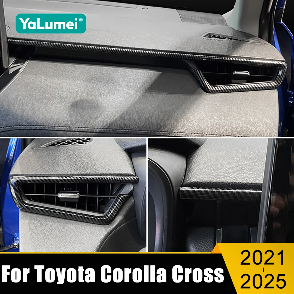 For Toyota Corolla Cross XG10 2021 2022 2023 2024 2025 LHD ABS Carbon Car Central Control Dashboard Trim Strip Cover Stickers
For Toyota Corolla Cross XG10 2021 2022 2023 2024 2025 LHD ABS Carbon Car Central Control Dashboard Trim Strip Cover Stickers