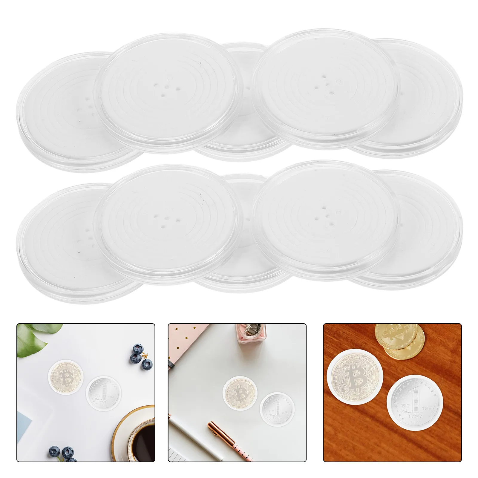 Набор из 20 прозрачных футляров для монет с регулируемой внутренней подкладкой, органайзер для памятных монет, коробка для хранения, витрина для коллекционера
Набор из 20 прозрачных футляров для монет с регулируемой внутренней подкладкой, органайзер для памятных монет, коробка для хранения, витрина для коллекционера