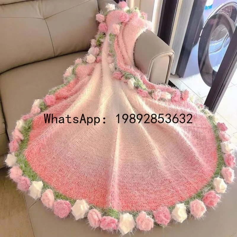 JF new finished mink hair gradual change color bouquet send girlfriend send girlfriend hand-woven wool rose blanket
JF new finished mink hair gradual change color bouquet send girlfriend send girlfriend hand-woven wool rose blanket