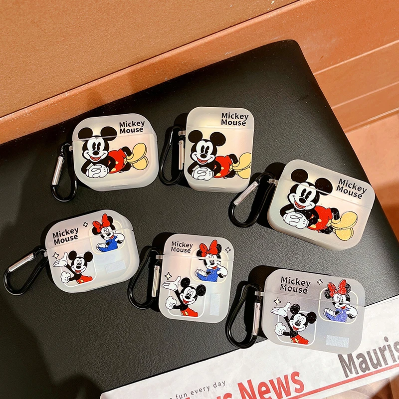 Мягкий чехол Disney для Apple AirPods 1, 2, 3, для AirPods Pro, милый мультяшный чехол с крючком для Минни, Микки
Мягкий чехол Disney для Apple AirPods 1, 2, 3, для AirPods Pro, милый мультяшный чехол с крючком для Минни, Микки