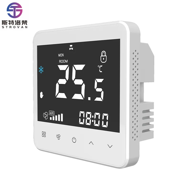 Smart WiFi Thermostat for Floor Heating Systems APP Controlled FCU Controller
Smart WiFi Thermostat for Floor Heating Systems APP Controlled FCU Controller