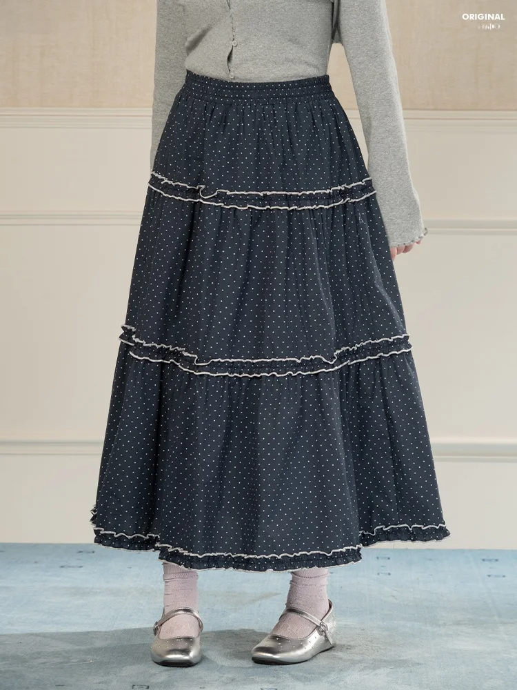Heynew plus Size Polka Dot A-Line Midi Skirt Spring Summer New Sle Blue Glaze Floral f-length Women's Faion plus Size
Heynew plus Size Polka Dot A-Line Midi Skirt Spring Summer New Sle Blue Glaze Floral f-length Women's Faion plus Size