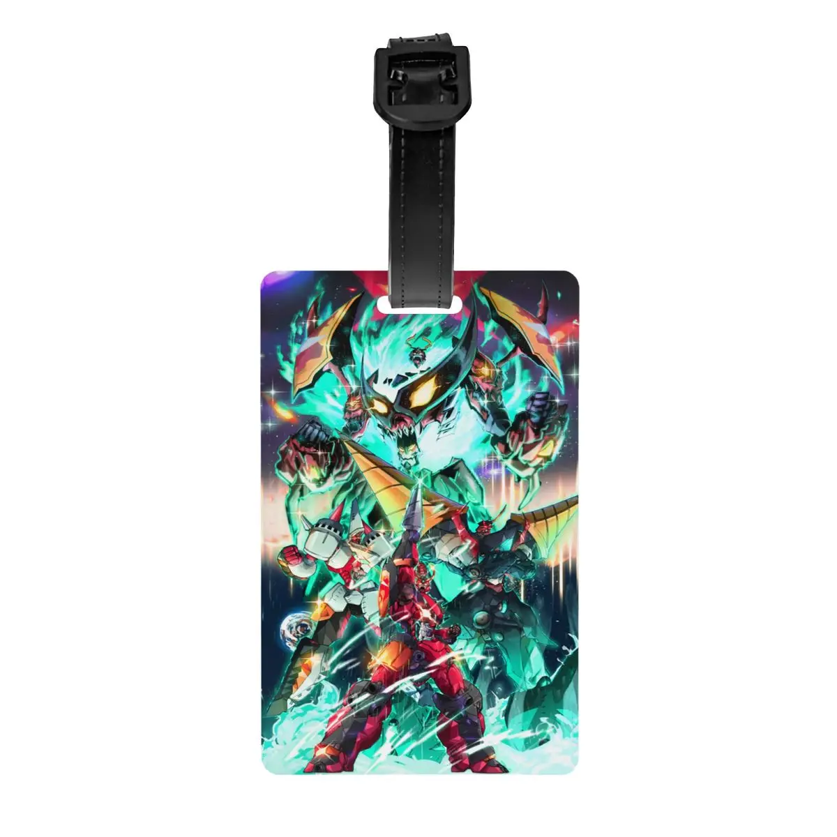 Пользовательские Gurren Lagann аниме багажная бирка защита конфиденциальности багажные бирки дорожные сумки этикетки чемодан 
Пользовательские Gurren Lagann аниме багажная бирка защита конфиденциальности багажные бирки дорожные сумки этикетки чемодан