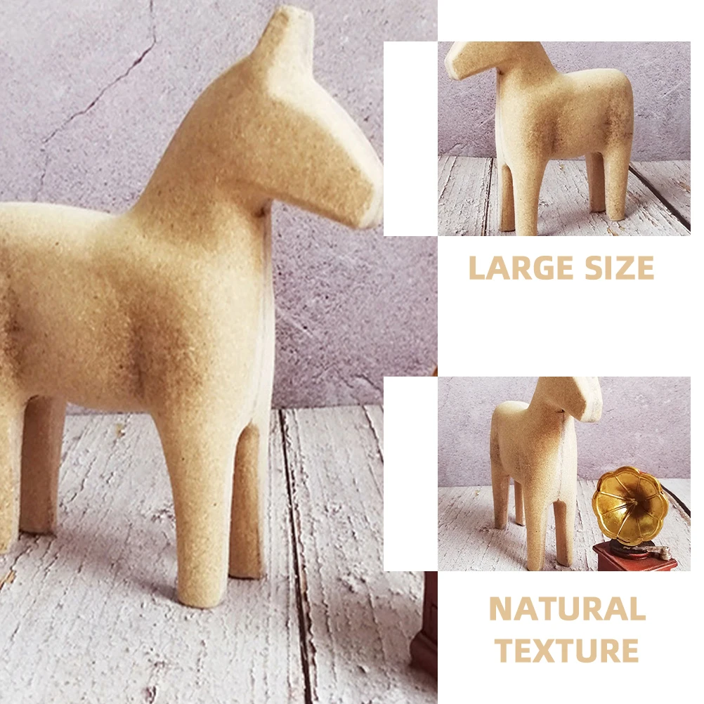 2pcs Wooden Horse Ornaments Mosaic Animals Centerpieces DIY Statue Decor Figurines Carved Animal Home Decor Pieces
2pcs Wooden Horse Ornaments Mosaic Animals Centerpieces DIY Statue Decor Figurines Carved Animal Home Decor Pieces
