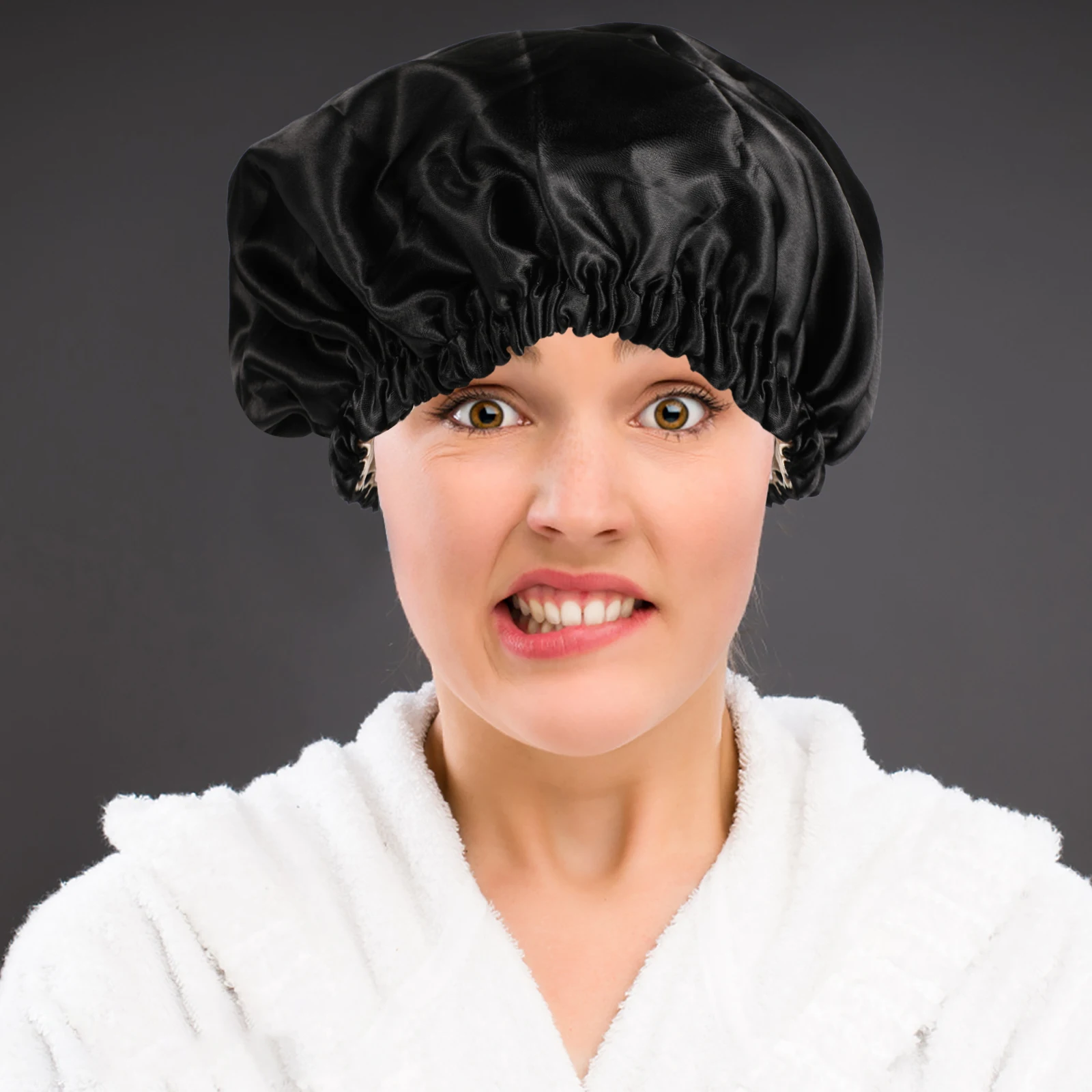 Satin Women Hair Bonnet Lightweight Breathable Protect Hairstyles Elastic Band Comfortable Sleep Caps Spa Hat Satin
Satin Women Hair Bonnet Lightweight Breathable Protect Hairstyles Elastic Band Comfortable Sleep Caps Spa Hat Satin