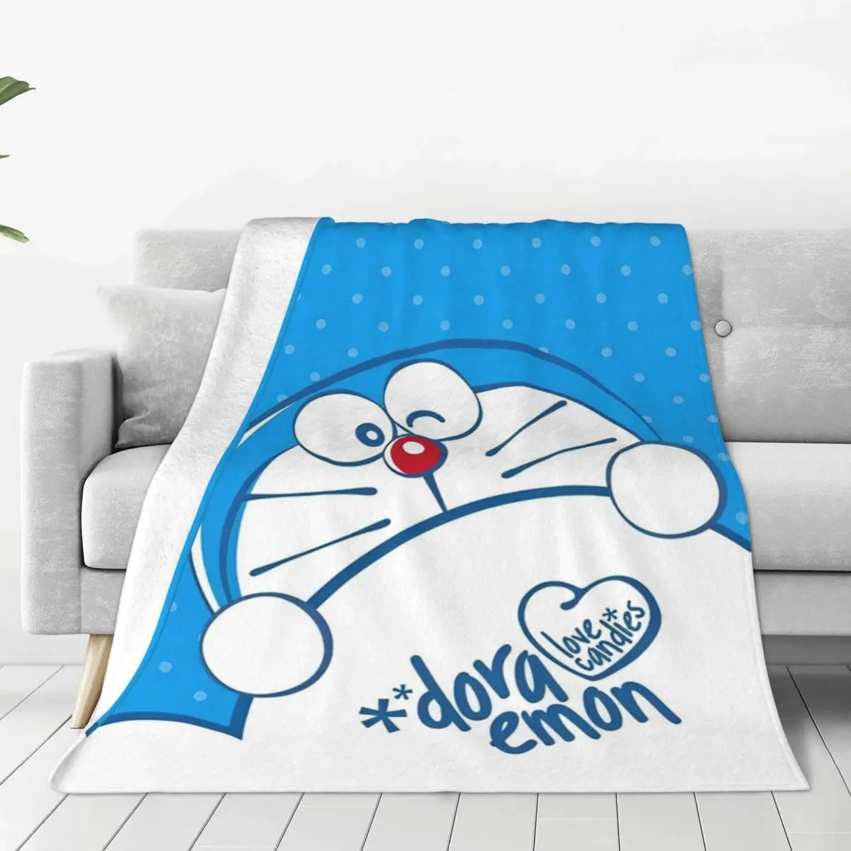 Doraemon Love Candies Cartoon Fleece Throw Blankets Japanese Anime Blankets for Sofa Office Lightweight Plush Thin Quilt
Doraemon Love Candies Cartoon Fleece Throw Blankets Japanese Anime Blankets for Sofa Office Lightweight Plush Thin Quilt
