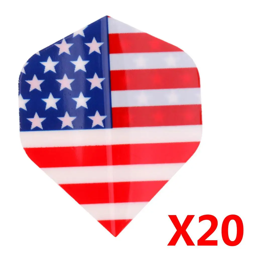 Durable PET Dart Flights National Flag Style Darts Accessories Professional Dart Tail Leaves for Soft Tip Darts Set
Durable PET Dart Flights National Flag Style Darts Accessories Professional Dart Tail Leaves for Soft Tip Darts Set