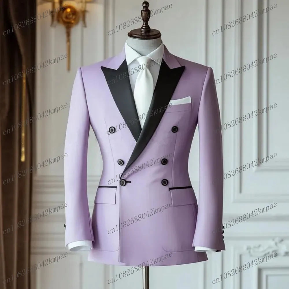 Black Lape Lavend Men Blazer Business Formal Occasion Office Coat Casual Work Prom Single Jacket Wedding Party Fashion Male Suit
Black Lape Lavend Men Blazer Business Formal Occasion Office Coat Casual Work Prom Single Jacket Wedding Party Fashion Male Suit
