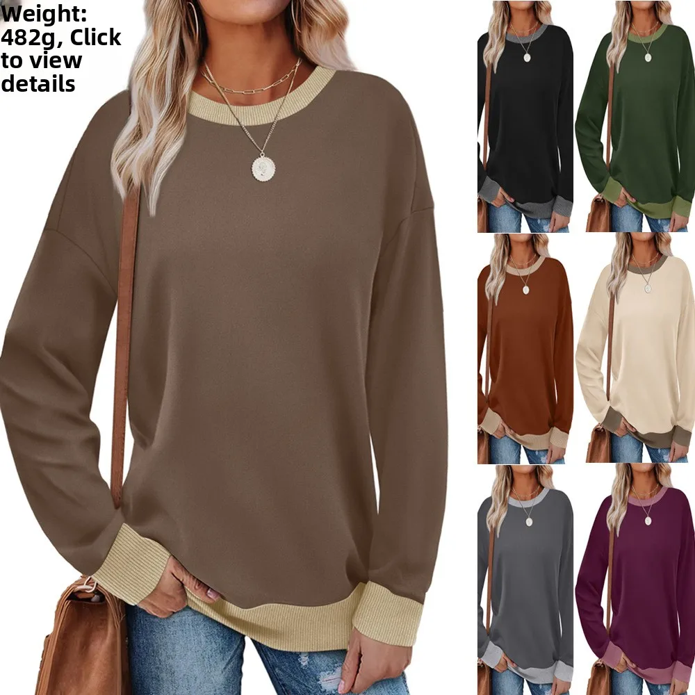 Women's Crewne Long Sve Loose Fit Sweatirts Autumn Top Stand Edition Youth Faion Woolen Material No Hood
Women's Crewne Long Sve Loose Fit Sweatirts Autumn Top Stand Edition Youth Faion Woolen Material No Hood