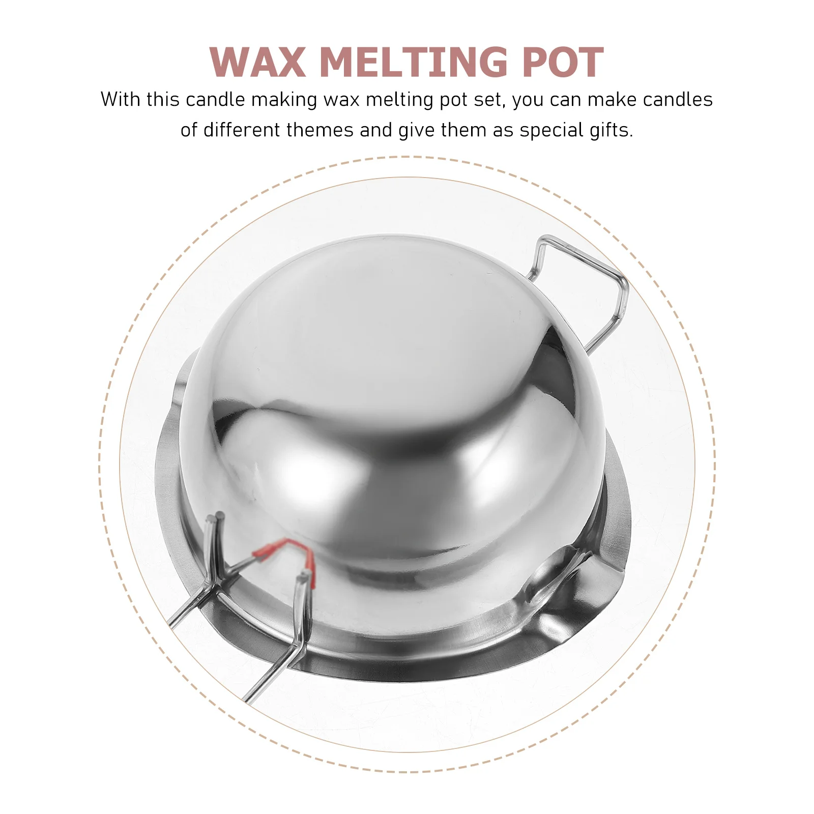1Set Aromatherapy Wax Melting Pot Stainless Steel Making Kit for DIY Scented Candles with Long Handle and Spoon Melting
1Set Aromatherapy Wax Melting Pot Stainless Steel Making Kit for DIY Scented Candles with Long Handle and Spoon Melting