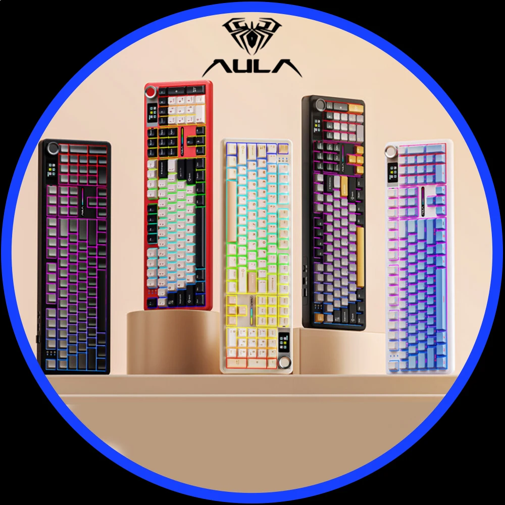 Aula F108pro Mechanical Keyboard 3mode Wireless Gaming Keyboard Rgb With 1.14-Inch Display Screen Customise Pc Accessories Gifts
Aula F108pro Mechanical Keyboard 3mode Wireless Gaming Keyboard Rgb With 1.14-Inch Display Screen Customise Pc Accessories Gifts