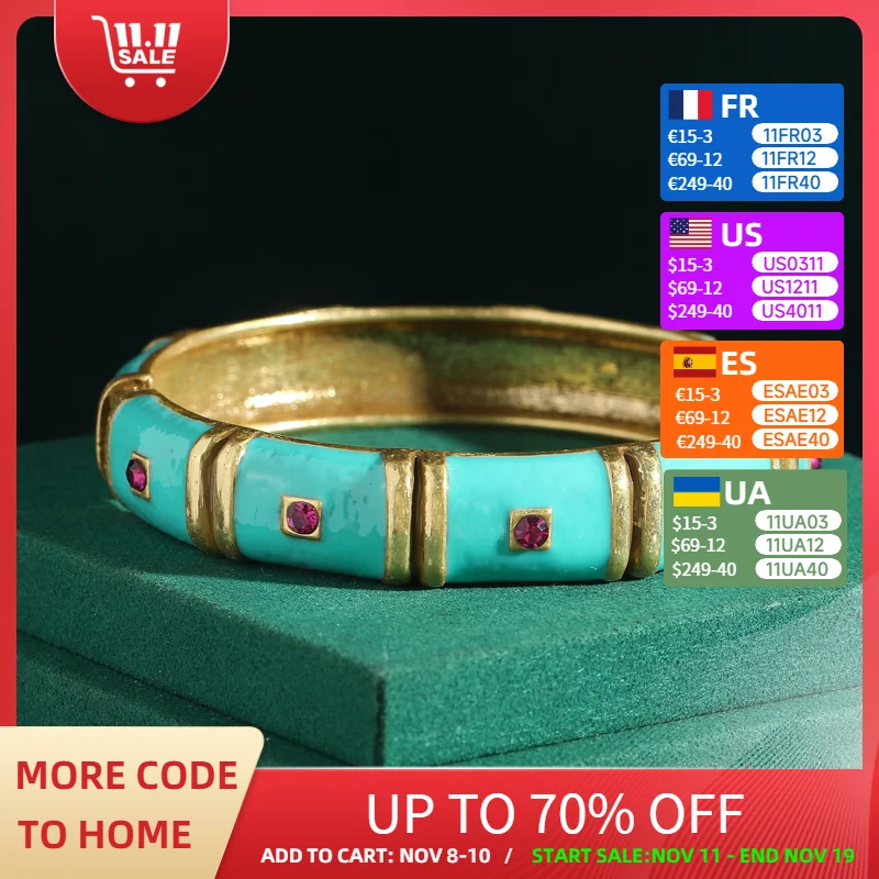 Винтажный синий эмалевый бамбуковый браслет, браслет цвета античного золота, женский подарок, аксессуары, роскошные брендовые ювелирные изделия, тяжелая промышленность 2025
Винтажный синий эмалевый бамбуковый браслет, браслет цвета античного золота, женский подарок, аксессуары, роскошные брендовые ювелирные изделия, тяжелая промышленность 2025