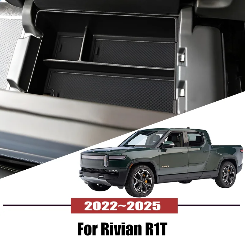 For Rivian R1T 2022 2023 2024 2025 MK1 Car Central Armrest Storage Box Holder Console Organizer Auto interior Accessories Tools
For Rivian R1T 2022 2023 2024 2025 MK1 Car Central Armrest Storage Box Holder Console Organizer Auto interior Accessories Tools