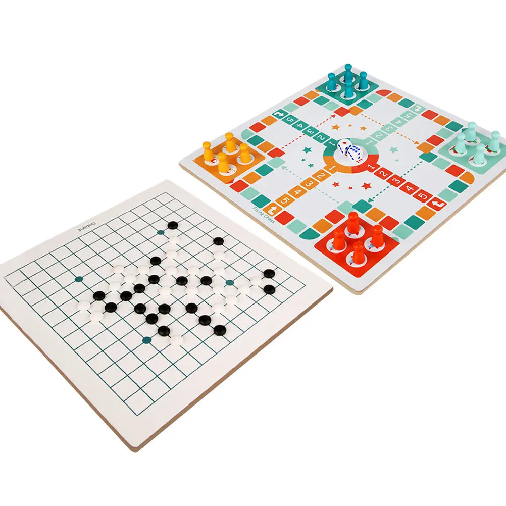 1Set Family Interactive Chess Versatile Safe Wooden Flying Chess Educational Game Board for Parent
1Set Family Interactive Chess Versatile Safe Wooden Flying Chess Educational Game Board for Parent