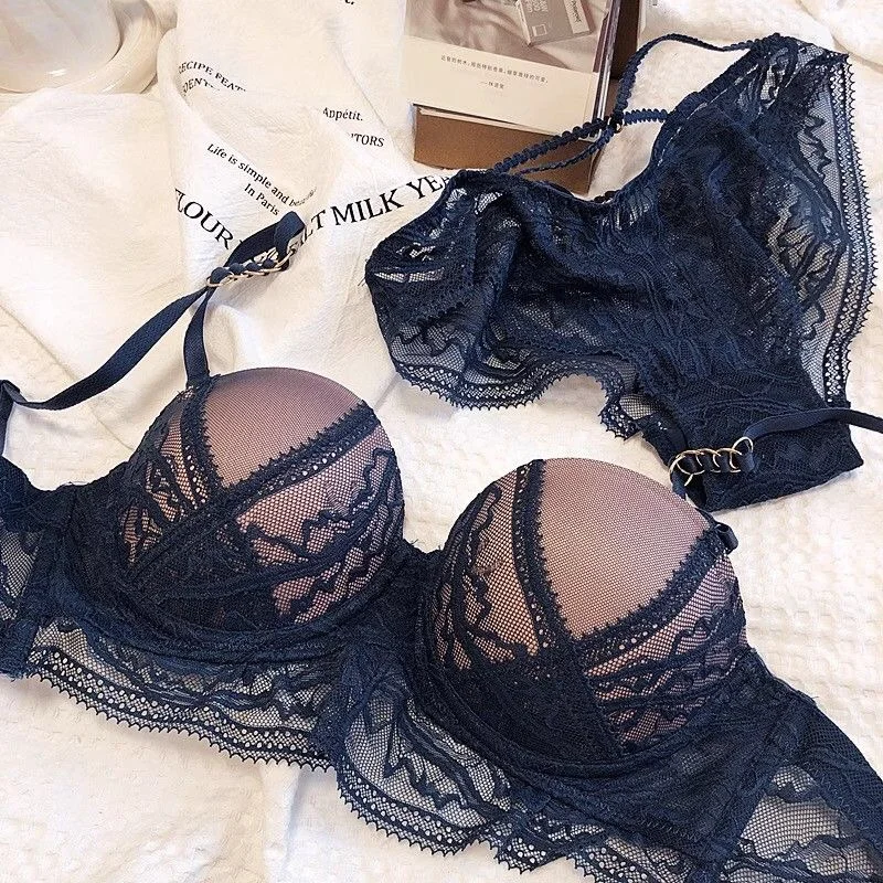 Lace Lingeire Set Intimates Sexy Push Up Bra and Pany Sets for Women Bralette Soft Underwire Bras Ropa Interior Mujer Lenceria
Lace Lingeire Set Intimates Sexy Push Up Bra and Pany Sets for Women Bralette Soft Underwire Bras Ropa Interior Mujer Lenceria