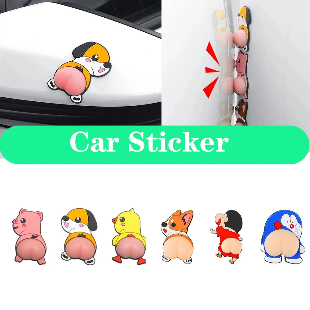 2Pcs 3D PVC Cute Butt Car Sticker Cartoon Anti-collision Door Rearview Mirror Bumper Protection Phone Decoration Wall Home Decal
2Pcs 3D PVC Cute Butt Car Sticker Cartoon Anti-collision Door Rearview Mirror Bumper Protection Phone Decoration Wall Home Decal
