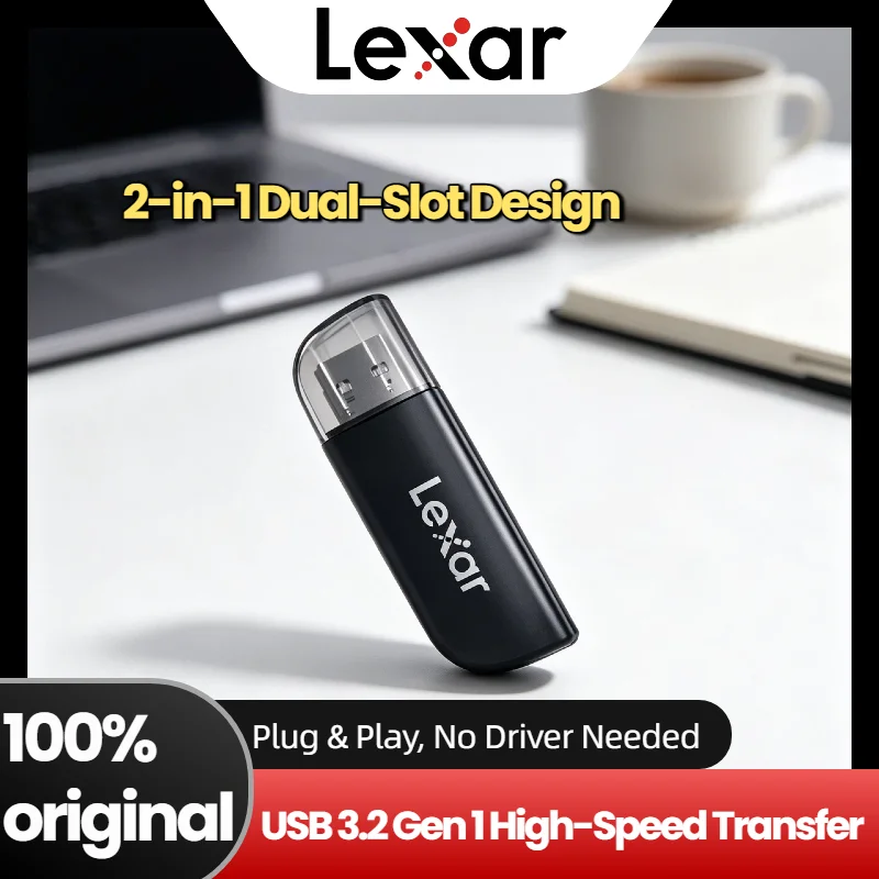 Lexar Micro SD Card Reader 2 in 1 Dual Slot USB 3.2 Gen 1 High Speed 104MB s TF SD Memory Card Reader RW300U for PC Laptop
Lexar Micro SD Card Reader 2 in 1 Dual Slot USB 3.2 Gen 1 High Speed 104MB s TF SD Memory Card Reader RW300U for PC Laptop