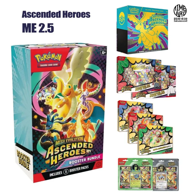 Genuine Pokémon TCG ME2.5 Ascended Heroes US Edition Booster Bundle & ETB Factory Sealed English Collectible Cards Fan Gift
Genuine Pokémon TCG ME2.5 Ascended Heroes US Edition Booster Bundle & ETB Factory Sealed English Collectible Cards Fan Gift