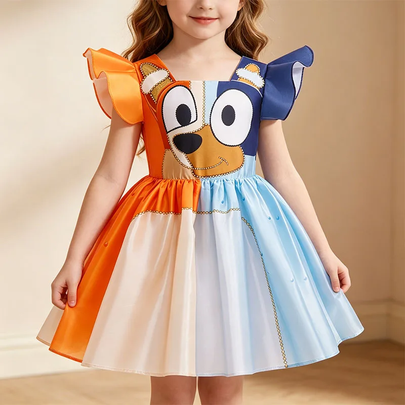 Hot New Blueys Girl Cosplay Animated Movie Cute Cartoon Dress Christmas Carnival Birthday Gift Orange Printed Fluffy Skirt Gifts
Hot New Blueys Girl Cosplay Animated Movie Cute Cartoon Dress Christmas Carnival Birthday Gift Orange Printed Fluffy Skirt Gifts