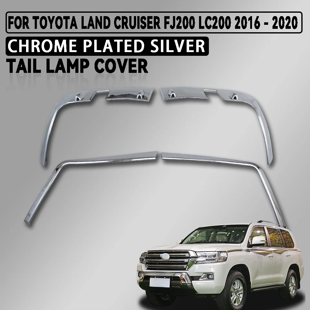 Abs Chrome Plated Silver Car Tail Lamp Cover Trim For Toyota Land Cruiser FJ200 LC200 2016 - 2020 Car Accessories Exterior
Abs Chrome Plated Silver Car Tail Lamp Cover Trim For Toyota Land Cruiser FJ200 LC200 2016 - 2020 Car Accessories Exterior