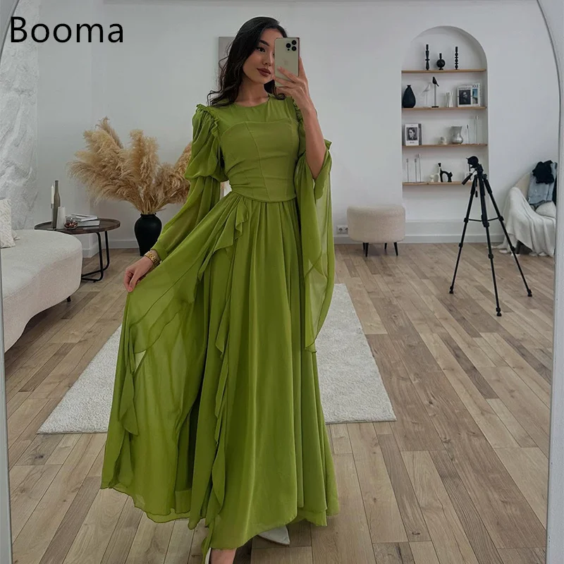 Booma A-Line Evening Dresses O-Neck Long Formal Dresses for Women Full-Sleeve Long Prom Gowns Custom Made 2025
Booma A-Line Evening Dresses O-Neck Long Formal Dresses for Women Full-Sleeve Long Prom Gowns Custom Made 2025