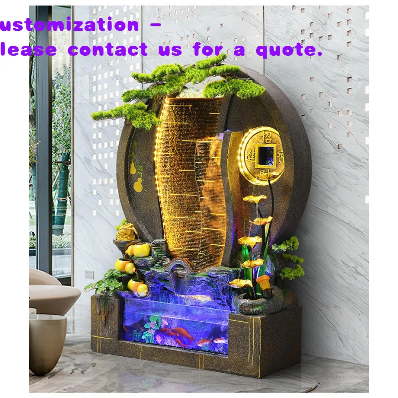 custom.Indoor Fountain Fish LED Decoration Living Room Office Backyard Fortune Feng Shui Landscape
custom.Indoor Fountain Fish LED Decoration Living Room Office Backyard Fortune Feng Shui Landscape