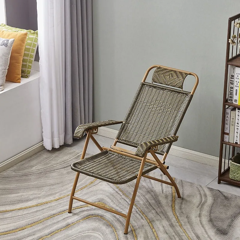 Foldable Rattan Recliner Chair Zero Gravity Lounge for Balcony Office Nap Sillon Mecedora Lounge Chair Rocking Chair
Foldable Rattan Recliner Chair Zero Gravity Lounge for Balcony Office Nap Sillon Mecedora Lounge Chair Rocking Chair