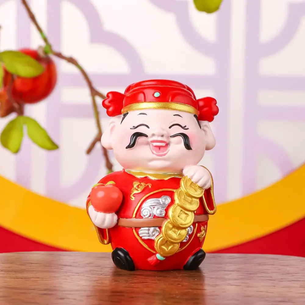 Cute Mini God of Wealth Figurine Fortune Resin Lucky New Year Statue Blessing Chinese God Statue New Year Decoration Gifts
Cute Mini God of Wealth Figurine Fortune Resin Lucky New Year Statue Blessing Chinese God Statue New Year Decoration Gifts