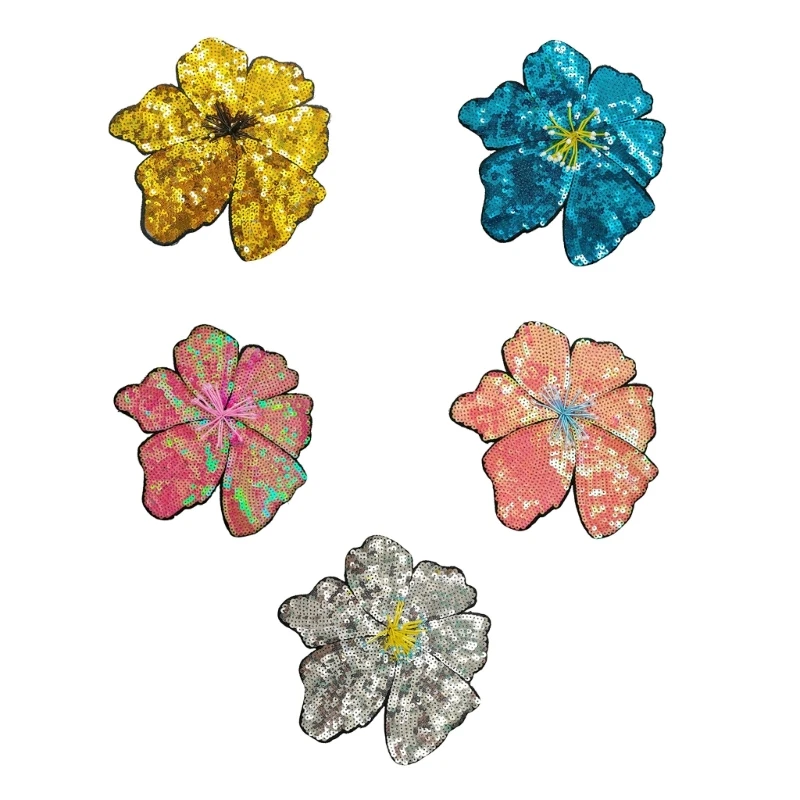 652F Unique Sequined Flower Applique Sewing on Patches for Fashionable Craft Project
652F Unique Sequined Flower Applique Sewing on Patches for Fashionable Craft Project