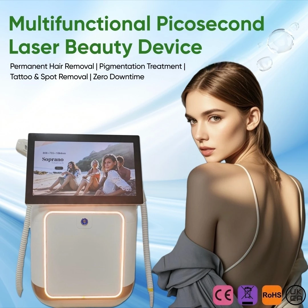 All-in-OneBeauty Device for Permanent Hair Removal & Pigment Treatment Tattoo Freckle Removal ZeroDowntime for Home and Salon
All-in-OneBeauty Device for Permanent Hair Removal & Pigment Treatment Tattoo Freckle Removal ZeroDowntime for Home and Salon